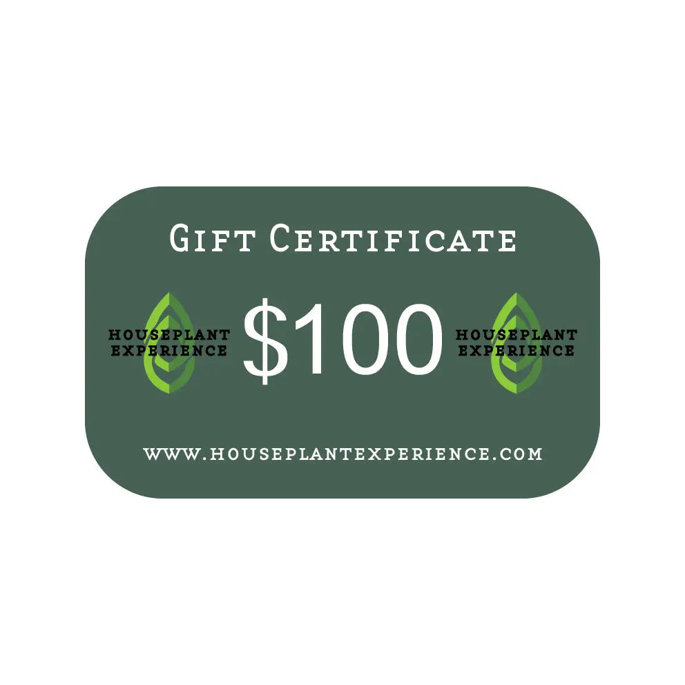 Gift Certificate HouseplantExperience.com