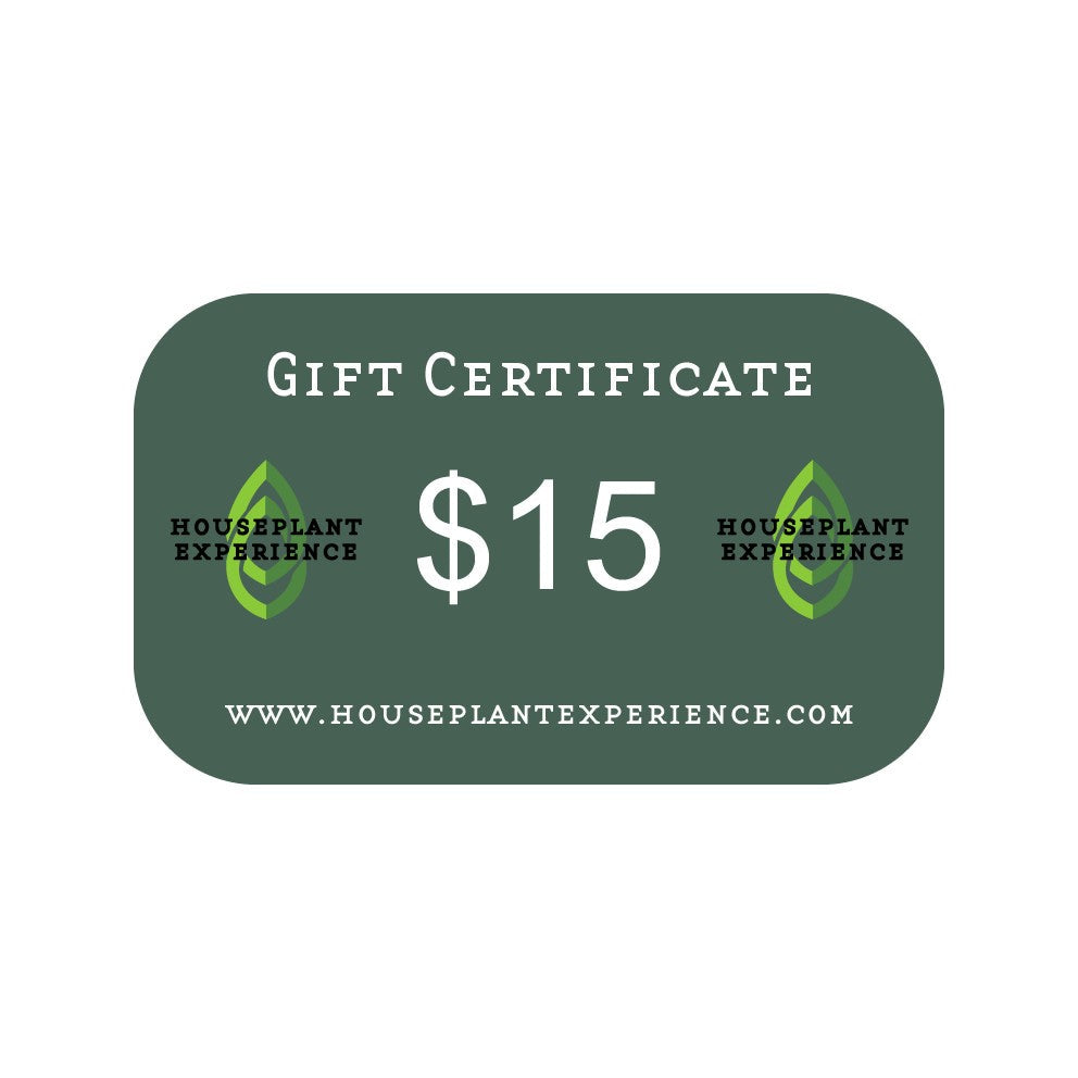 HousePlant Experience Gift Certificate